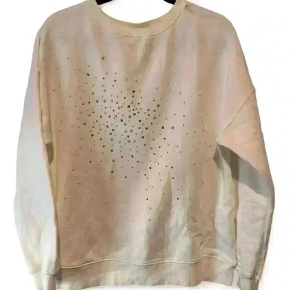 Zara Girls Size 13/14 Polka Dot Crewneck Sweatshirt Long Sleeve - Picture 1 of 7